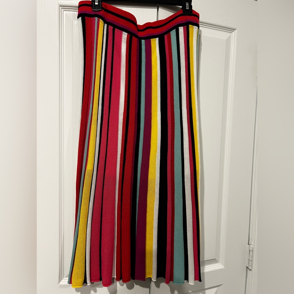 Stripe Knit Skirt